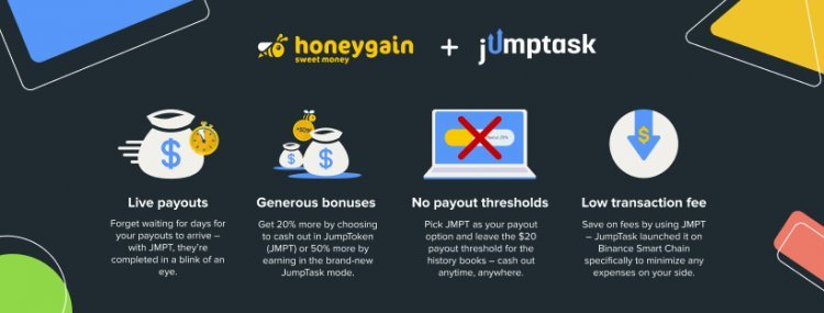How to earn JMPT using Honeygain?
